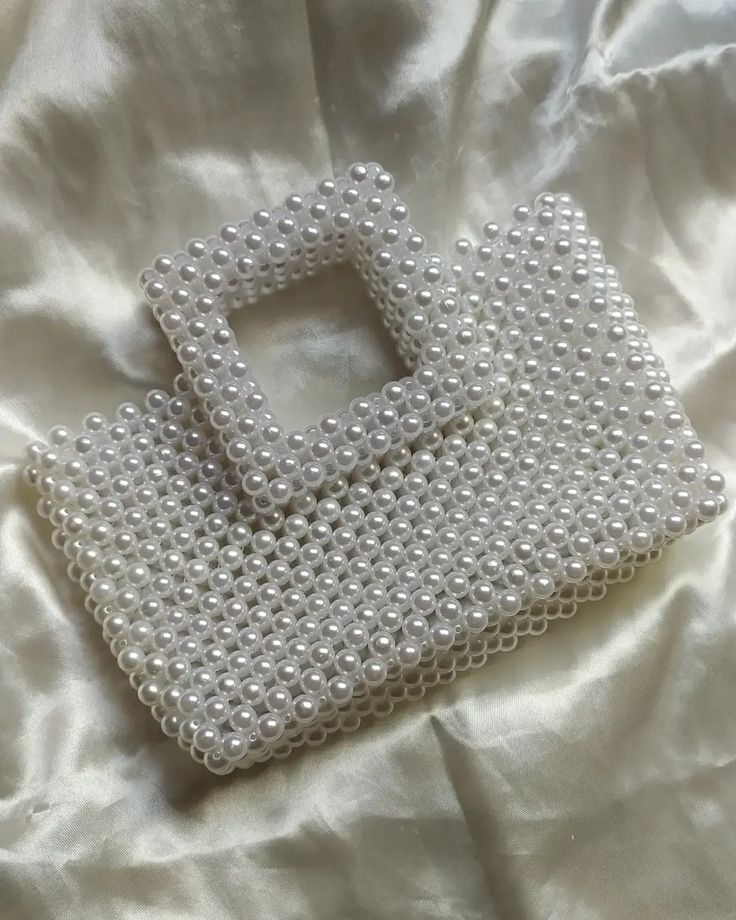 square pearl bag