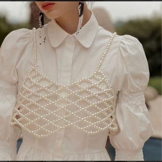 white pearl top